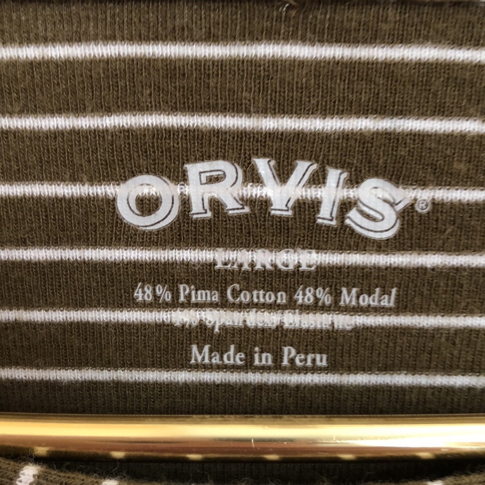 Orvis Stripe Top Sz Large - Picture 2 of 7